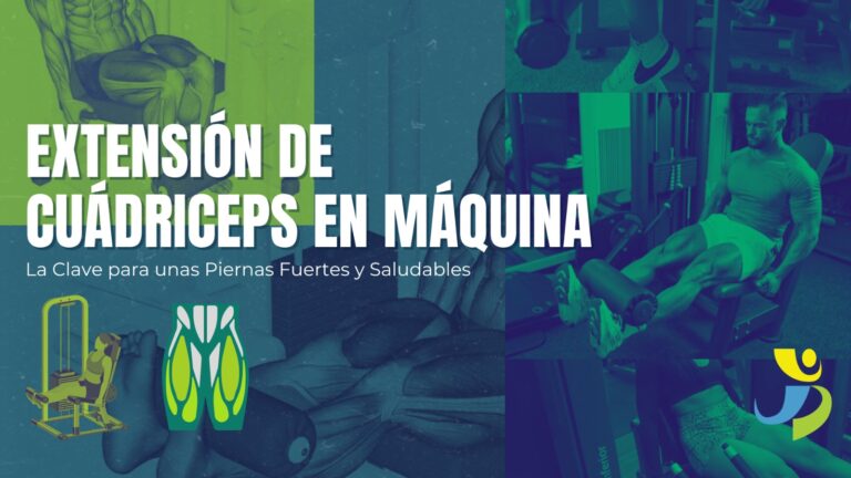 EXTENSIÓN DE CUÁDRICEPS EN MÁQUINA: LA CLAVE PARA UNAS PIERNAS FUERTES Y SALUDABLES
