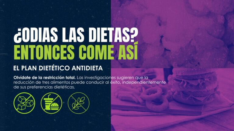 ¿ODIAS LAS DIETAS? ENTONCES COME ASÍ