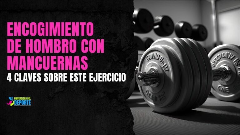 Encogimiento de hombro con mancuernas: 4 claves sobre este ejercicio